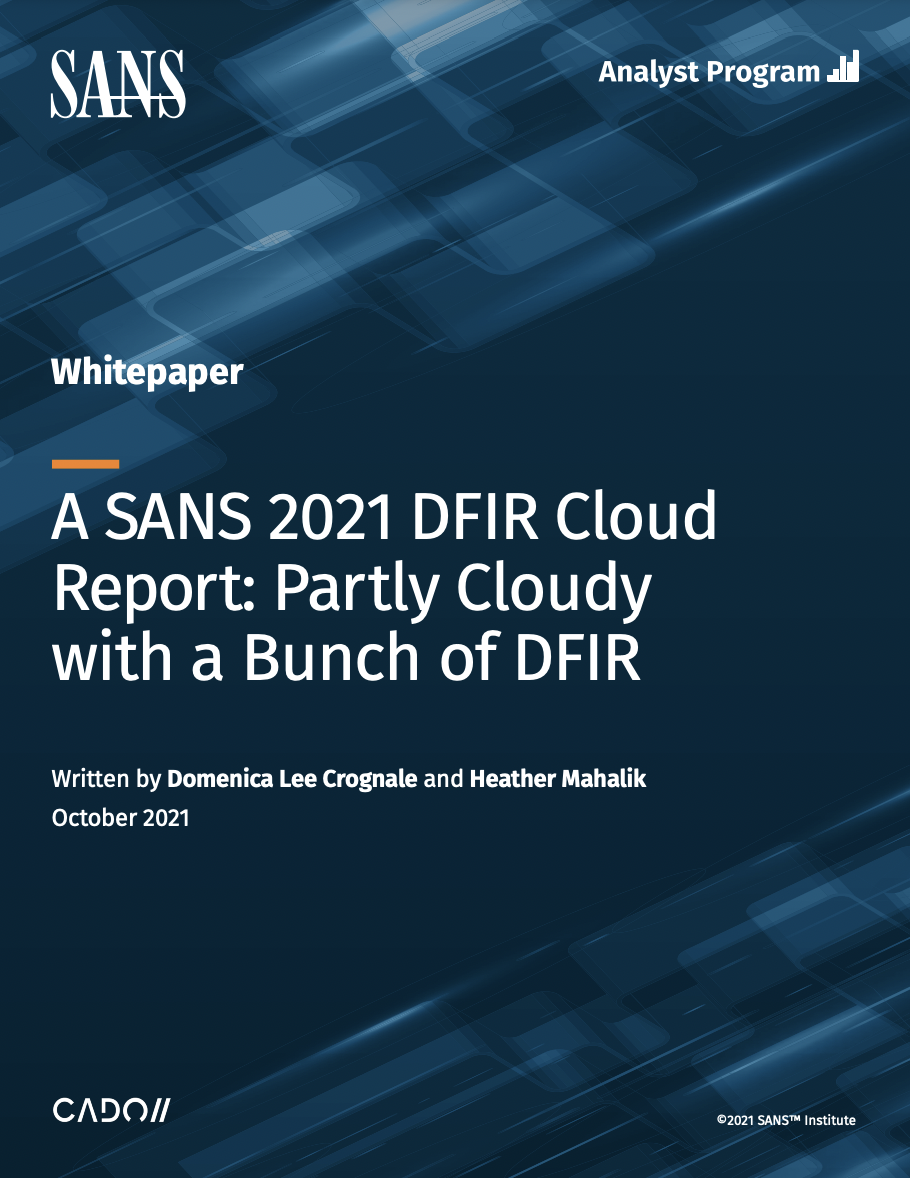 SANS 2021 DFIR Cloud Report